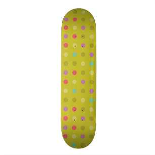 Skateboard Motif à pois d'arrière - plan