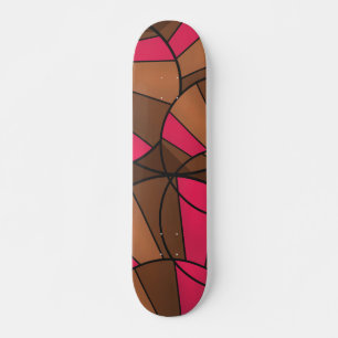 Skateboard motif Abstrait