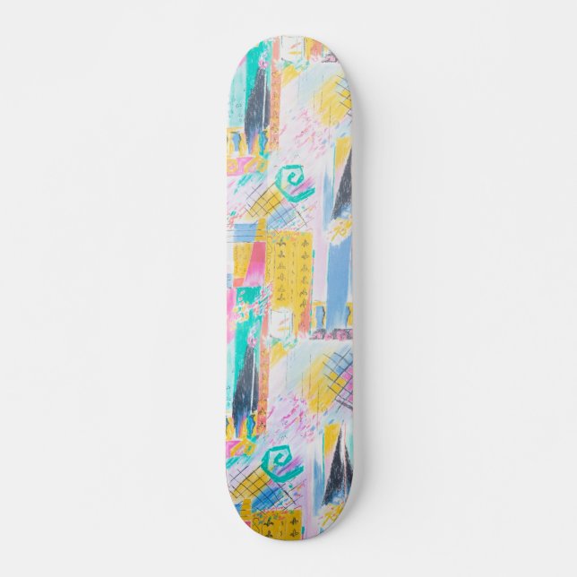 Skateboard motif Abstrait (Devant)