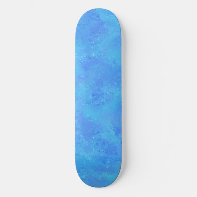 Skateboard Motif abstrait bleu (Recto)