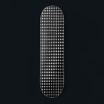 Skateboard Motif abstrait noir<br><div class="desc">Motif abstrait noir et blanc</div>