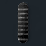 Skateboard Motif abstrait noir<br><div class="desc">Motif abstrait noir et blanc</div>