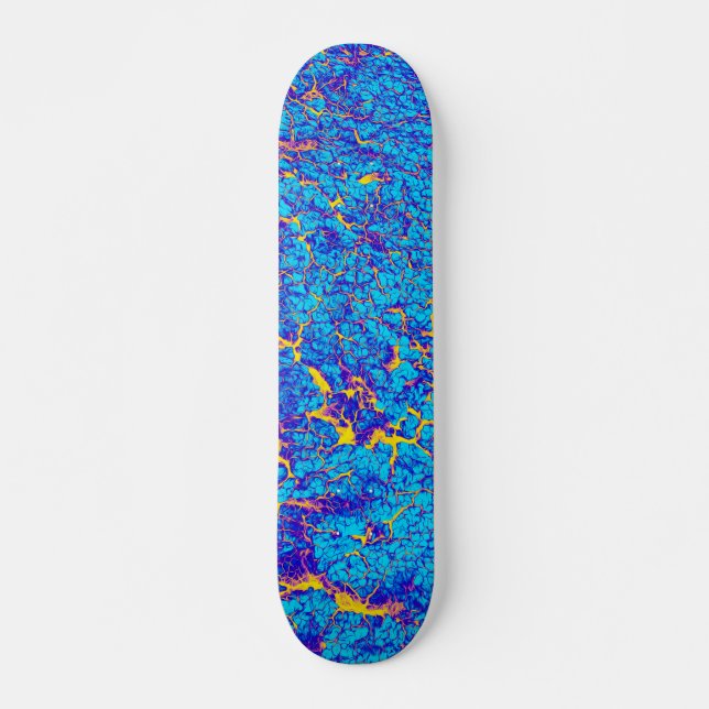 Skateboard Motif Abstrait numérique Cool unique (Devant)