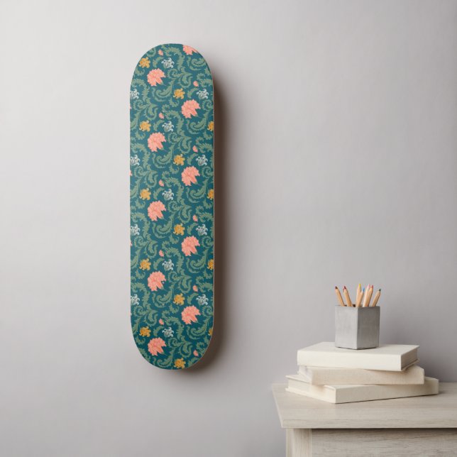Skateboard Motif Art Nouveau (Art mural)