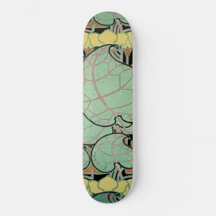 Skateboard Motif Art Nouveau #10