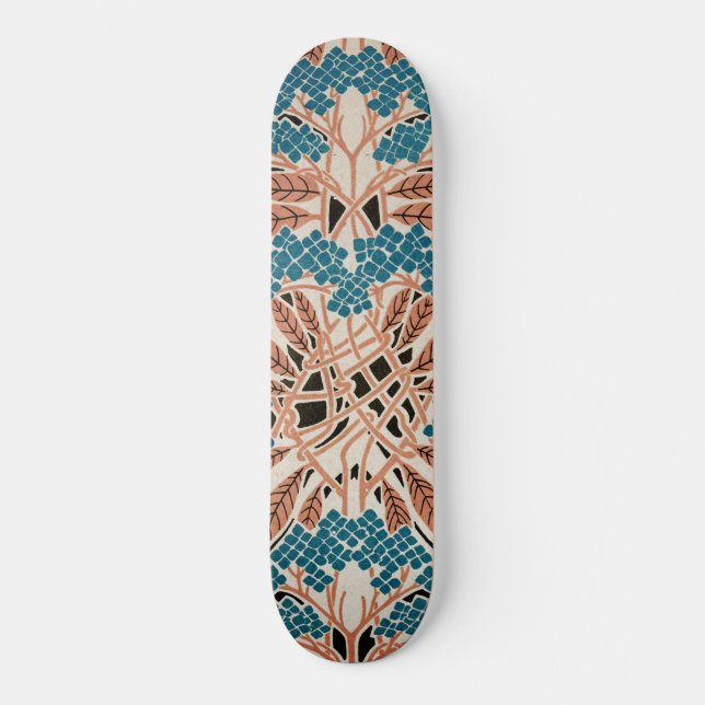 Skateboard Motif Art Nouveau #12 (Recto)