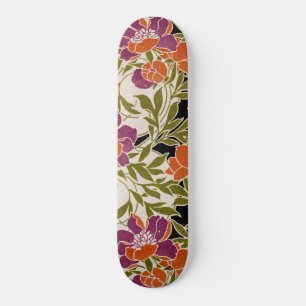 Skateboard Motif Art Nouveau #3