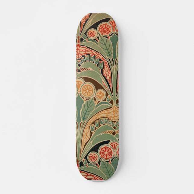 Skateboard Motif Art Nouveau #3 à Emporio Moffa (Devant)