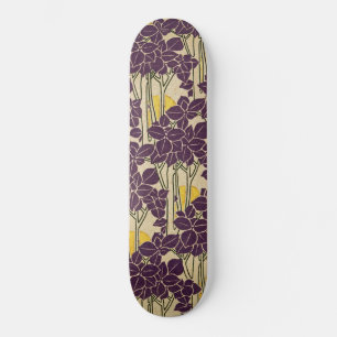 Skateboard Motif Art Nouveau #5