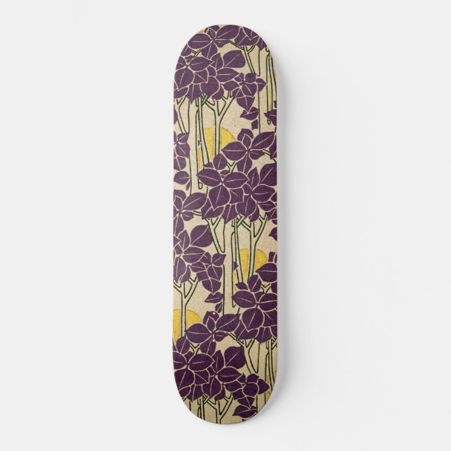 Skateboard Motif Art Nouveau #5 (Recto)