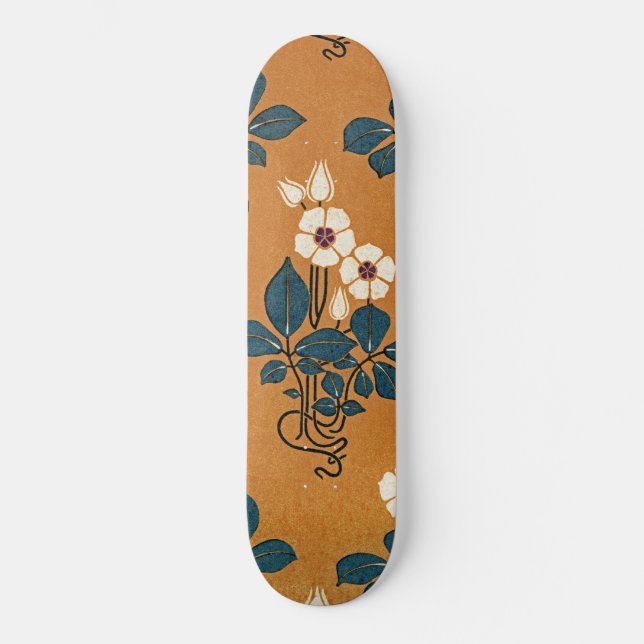 Skateboard Motif Art Nouveau #7 (Recto)