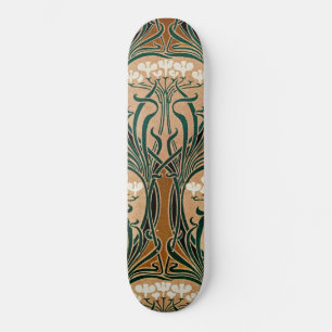 Skateboard Motif Art Nouveau #9
