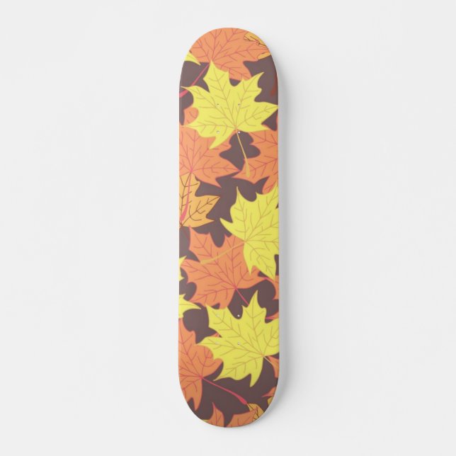 Skateboard Motif automne (Devant)