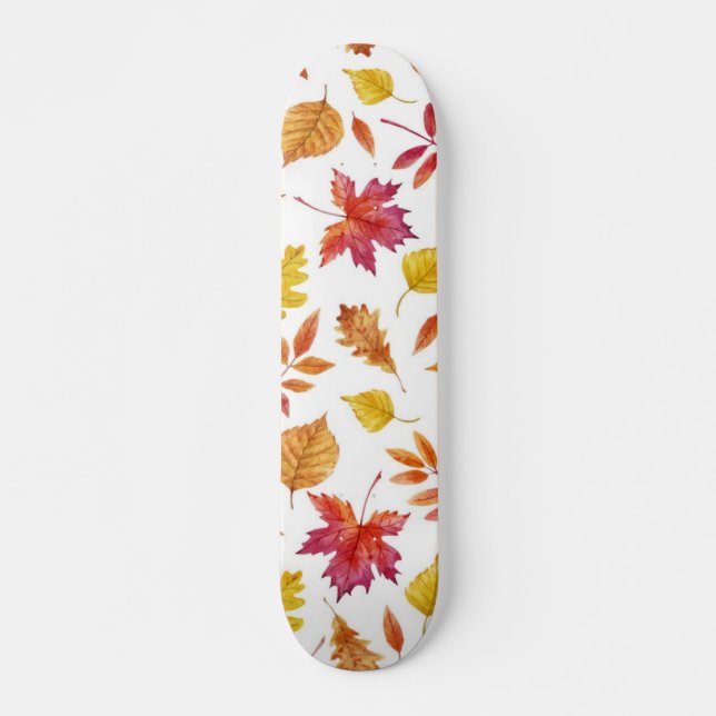 Skateboard Motif automne (Devant)