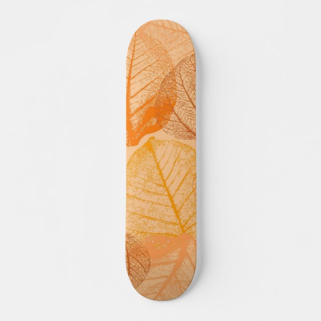 Skateboard Motif automne (Devant)