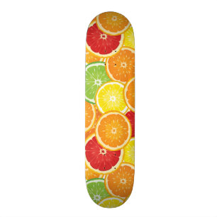 Skateboard Motif avec des agrumes