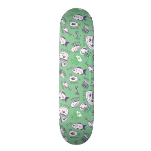 Skateboard Motif avec la nourriture