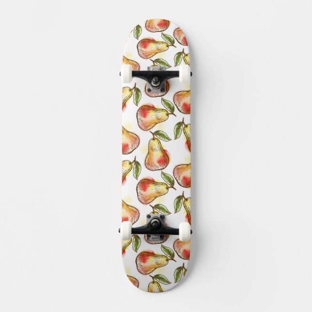 Skateboard Motif avec la poire (Recto)