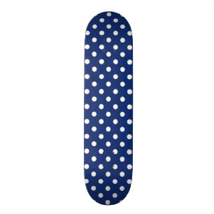 Skateboard Motif avec le pois blanc