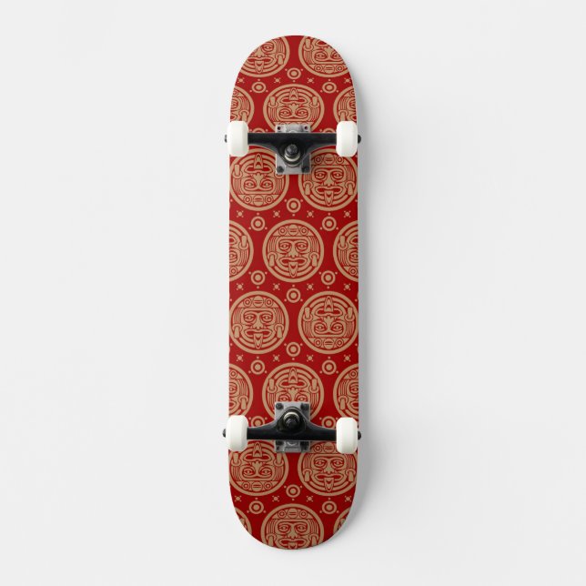 Skateboard Motif aztèque (Recto)