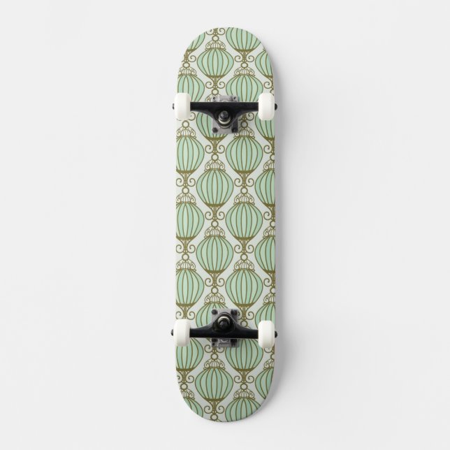 Skateboard Motif bleu de Motton (Recto)
