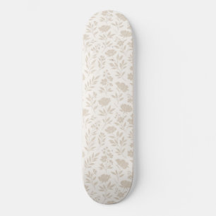 Skateboard Motif botanique minimal de luxe