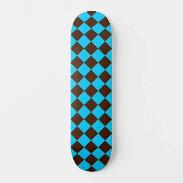 Skateboard Motif Brown de contrôle du diamant bleu (Recto)