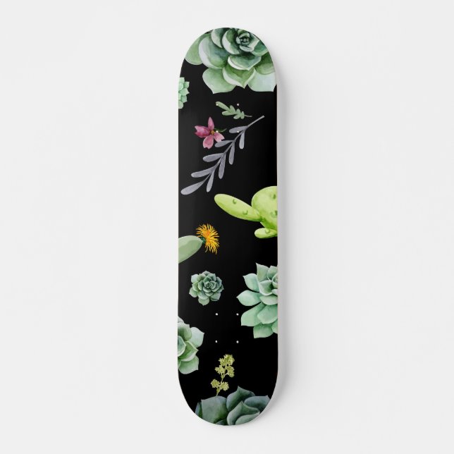 Skateboard Motif Cactus 2 (Devant)