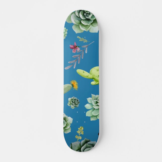 Skateboard Motif Cactus 5 (Devant)