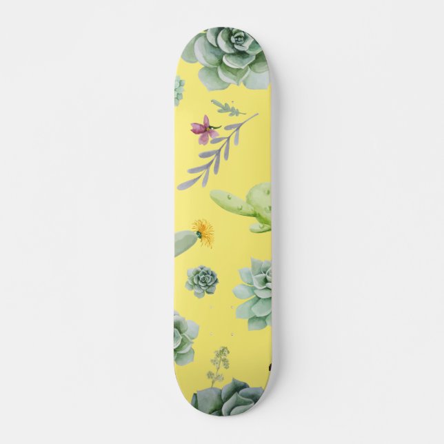 Skateboard Motif Cactus 9 (Devant)