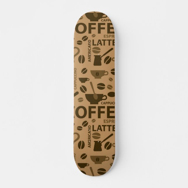 Skateboard Motif café (Devant)