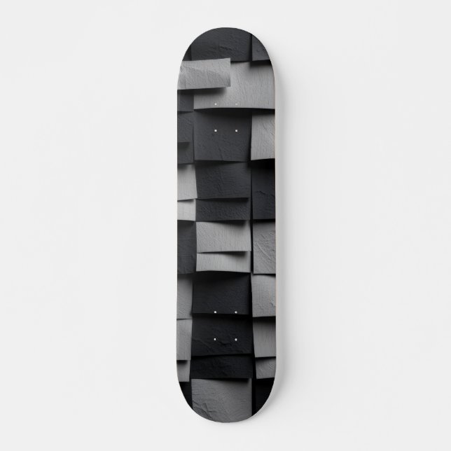 Skateboard Motif Carreaux Classique (Devant)