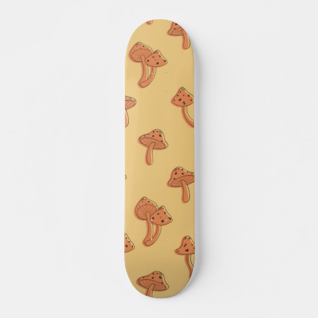 Skateboard Motif champignon (Devant)