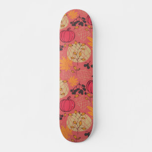 Skateboard motif citrouille