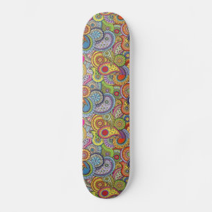 Skateboard Motif coloré