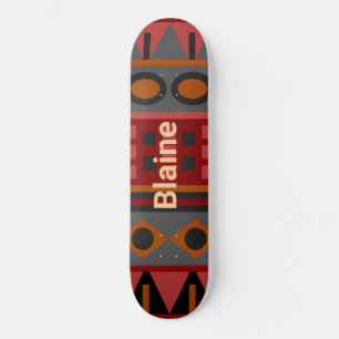 Skateboard Motif coloré