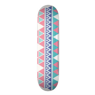 Skateboard Motif coloré aztèque tribal