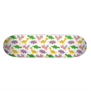Skateboard Motif coloré mignon de dinosaure pour des garçon