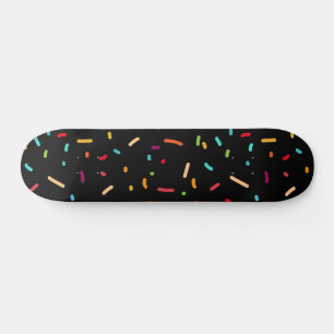 Skateboard Motif Colorfull Élégant Été Vintage