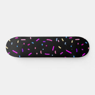 Skateboard Motif Colorfull Élégante Soirée d'été