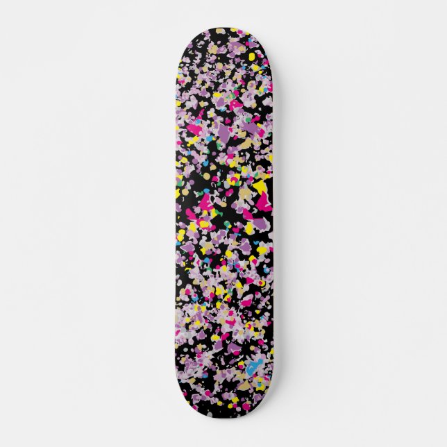 Skateboard Motif Confetti (Devant)