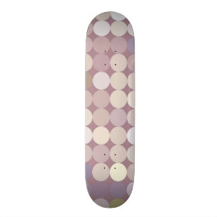 Skateboard Motif d'abrégé sur cercles de tissu