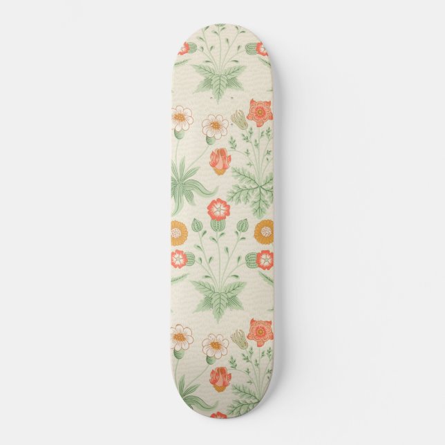 Skateboard Motif Daisy (par William Morris) (Recto)