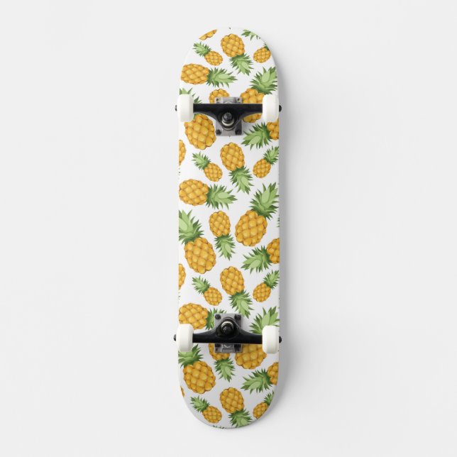 Skateboard Motif d'ananas de bande dessinée (Recto)