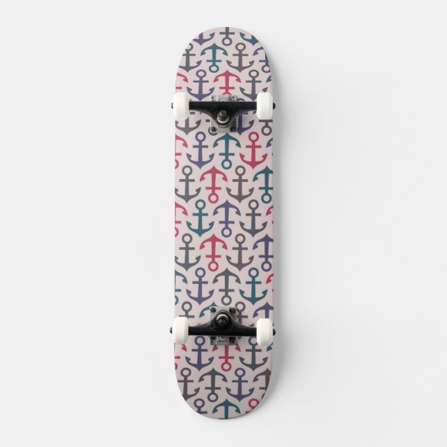 Skateboard Motif d'Ancre (Recto)