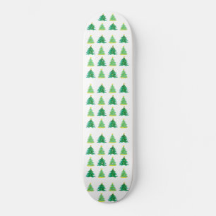 Skateboard Motif d'arbre de Noël