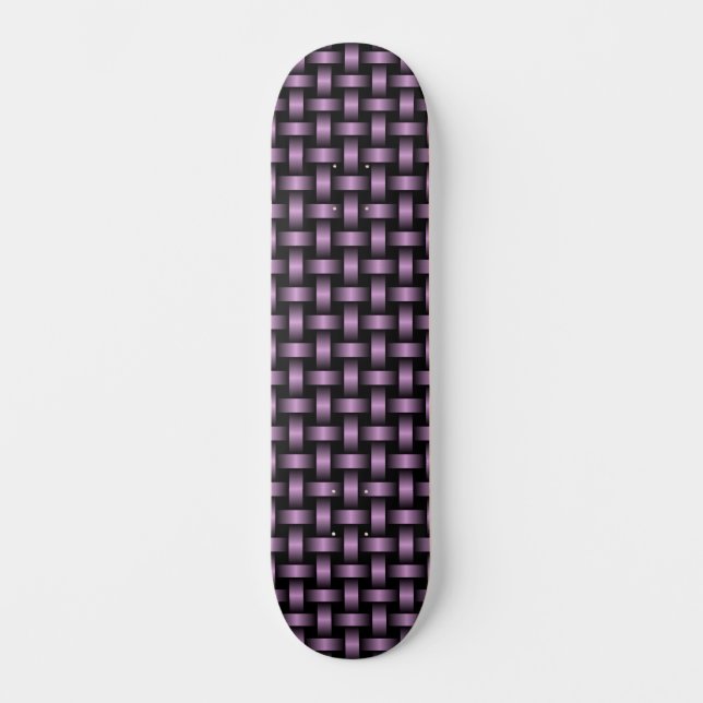 Skateboard Motif de brasage noir violet (Recto)