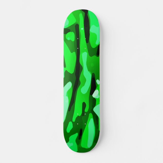 Skateboard Motif de Camo Vert tendance (Recto)
