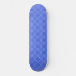 Skateboard Motif de cercles bleus rétrogradés