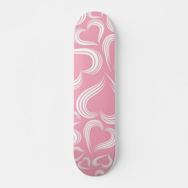 Skateboard Motif de coeur (Devant)